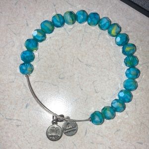 Alex & Ani turquoise beaded bracelet